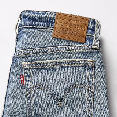Levi's Short feminino premium 501 original, Atenas meio curto (sem água), 26