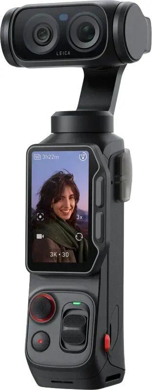Câmera de Vlog Insta360 Luna Ultra Standard Bundle Preto Preto