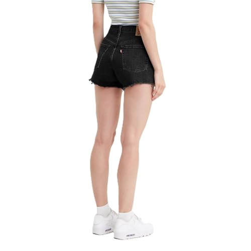 Levi's Short feminino 501 original, Preto lunar, 28