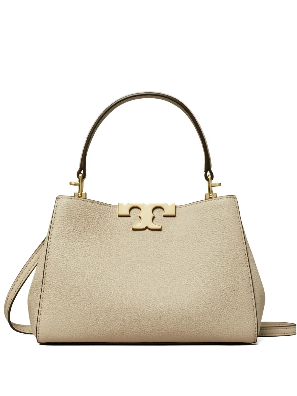 Tory Burch Bolsa Transversal Eleanor De Couro | Cinza | FARFETCH BR