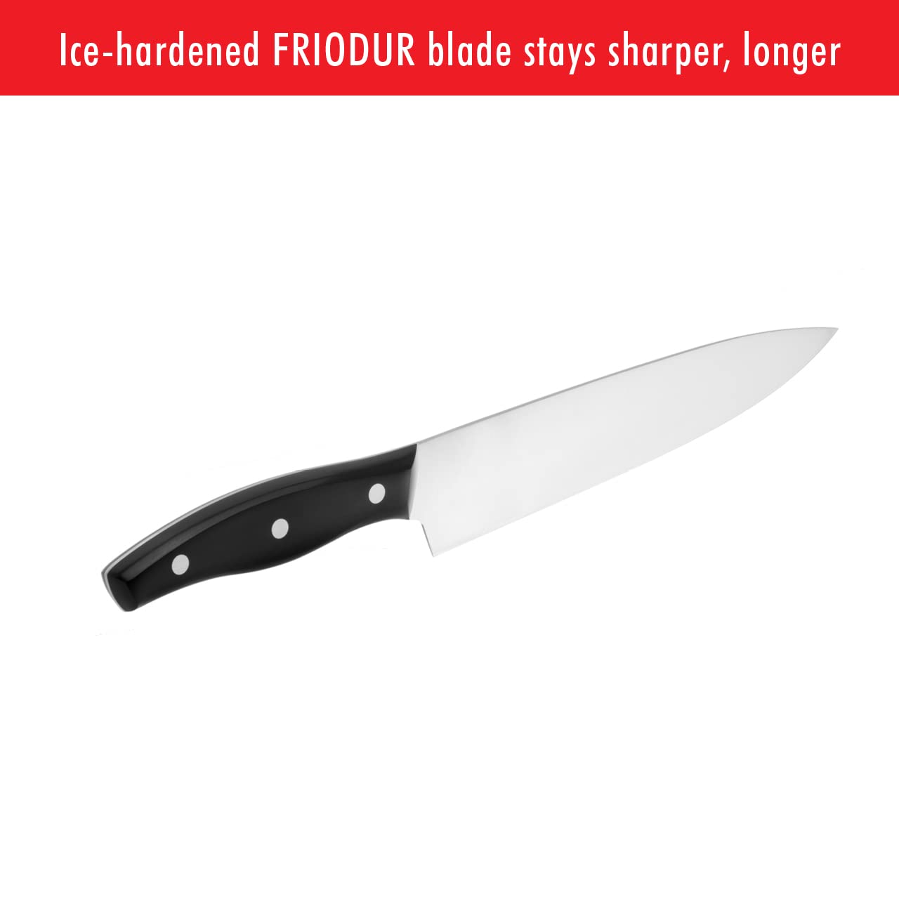 Zwilling J.A. Henckels Twin Signature, Faca Chef, Faca de Cozinha, Faca Alemão, 20 cm, Aço Inoxidável, Preta
