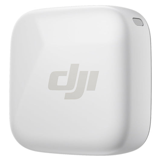 DJI Mini transmissor de microfone (branco ártico), ultraleve, microfone de lapela sem fio para DJI Osmo Mobile 7P/Osmo Pocket 3, cancelamento de ruído, microfone sem fio para câmera/iPhone/Android