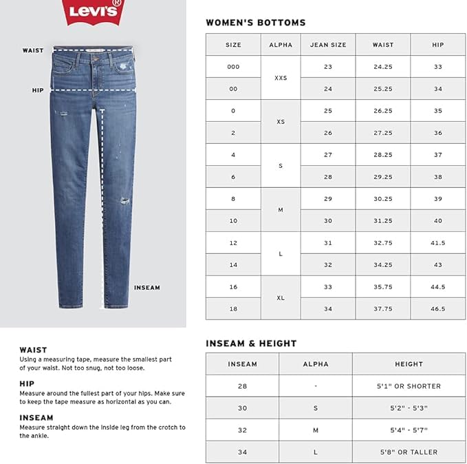 Levi's Short feminino 501 original, Preto lunar, 28