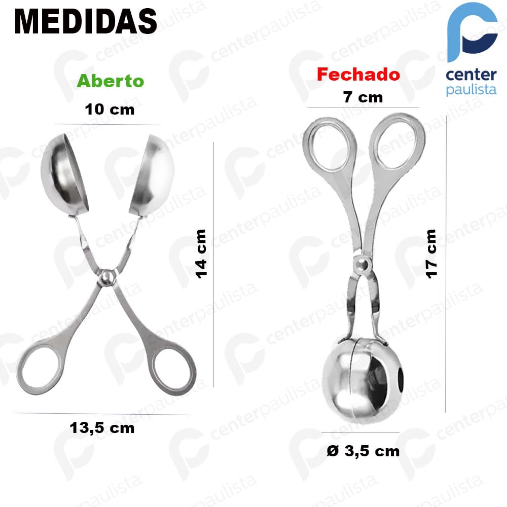 Molde Modelador Boleador De Almondegas Bolinhos De Carne Arroz Sorvete Brigadeiro Beijinho