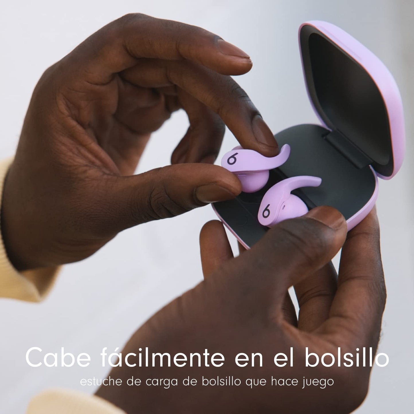 Beats Fit Pro – Autênticos fones de ouvido sem fio com cancelamento de ruído – Cancelamento ativo de ruído, fones de ouvido resistentes ao suor, compatível com Apple e Android – Roxo pastel