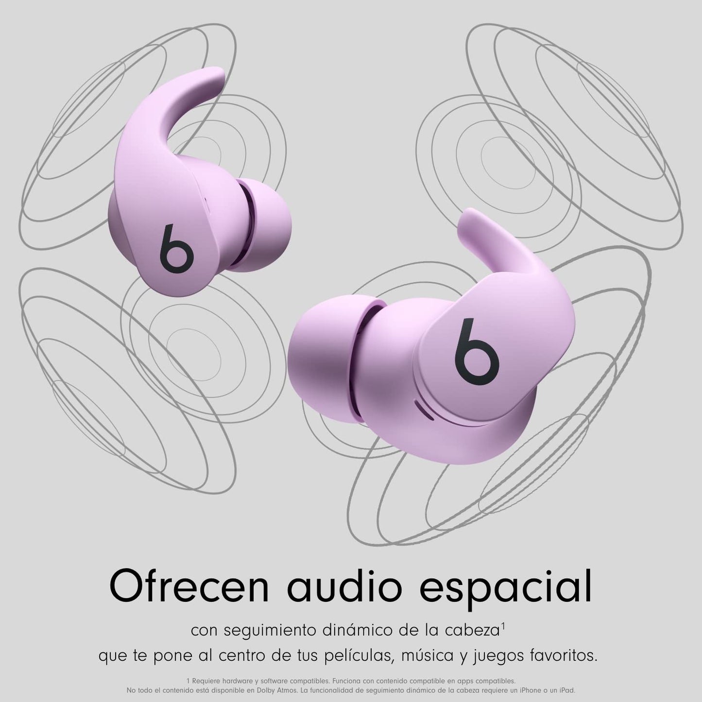 Beats Fit Pro – Autênticos fones de ouvido sem fio com cancelamento de ruído – Cancelamento ativo de ruído, fones de ouvido resistentes ao suor, compatível com Apple e Android – Roxo pastel