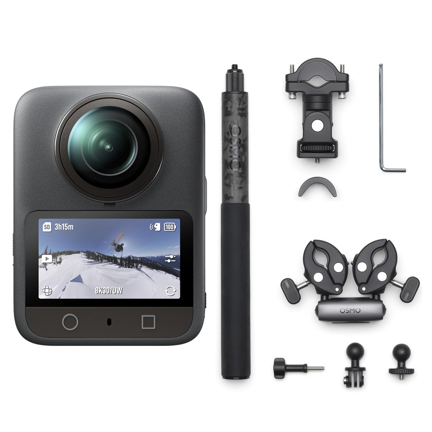DJI Osmo 360 Combo Multi-POV para motocicleta