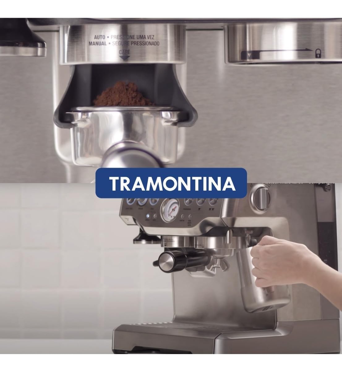 Cafeteira Express Pro 127v Tramontina Prata 110v