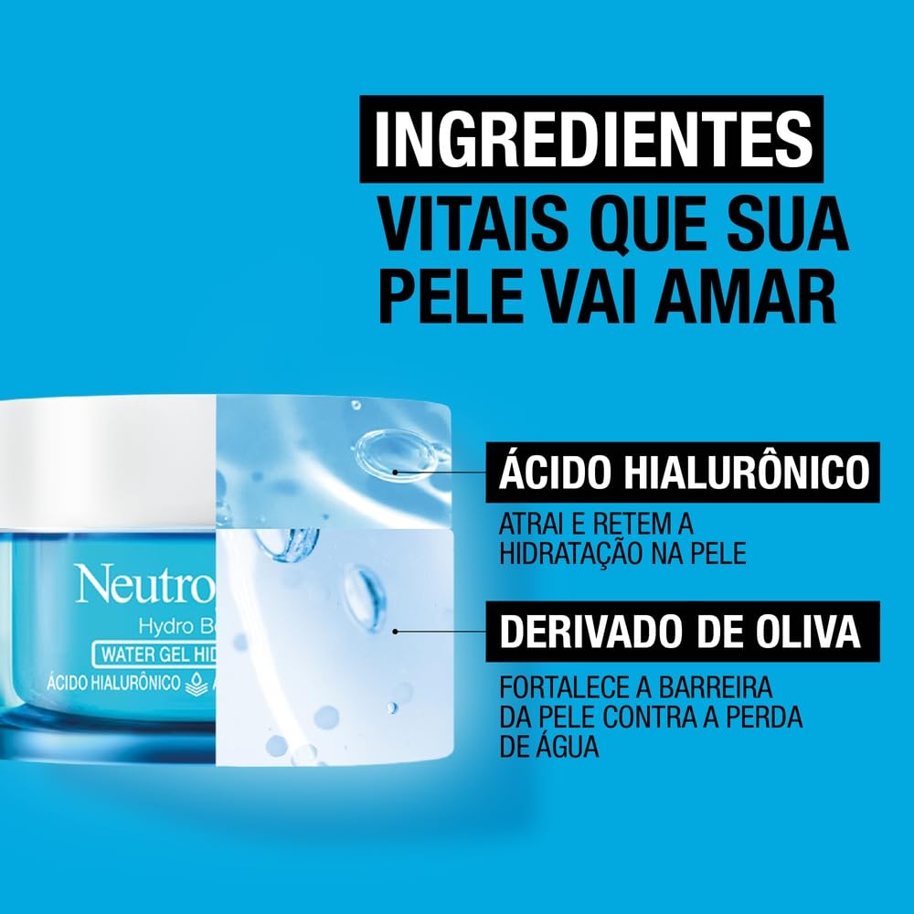 Neutrogena Hidratante Facial Hydro Boost Water Gel, 50g