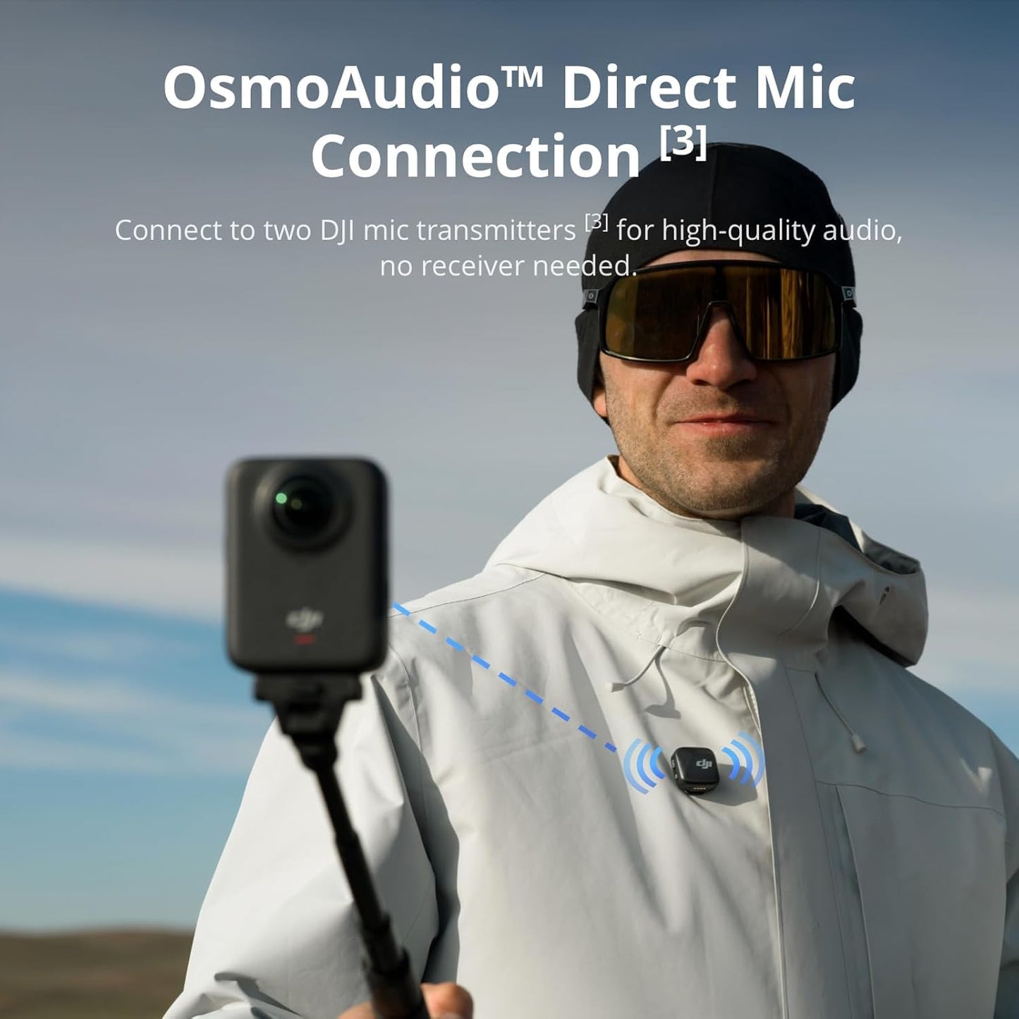 DJI Osmo 360 Combo Multi-POV para motocicleta