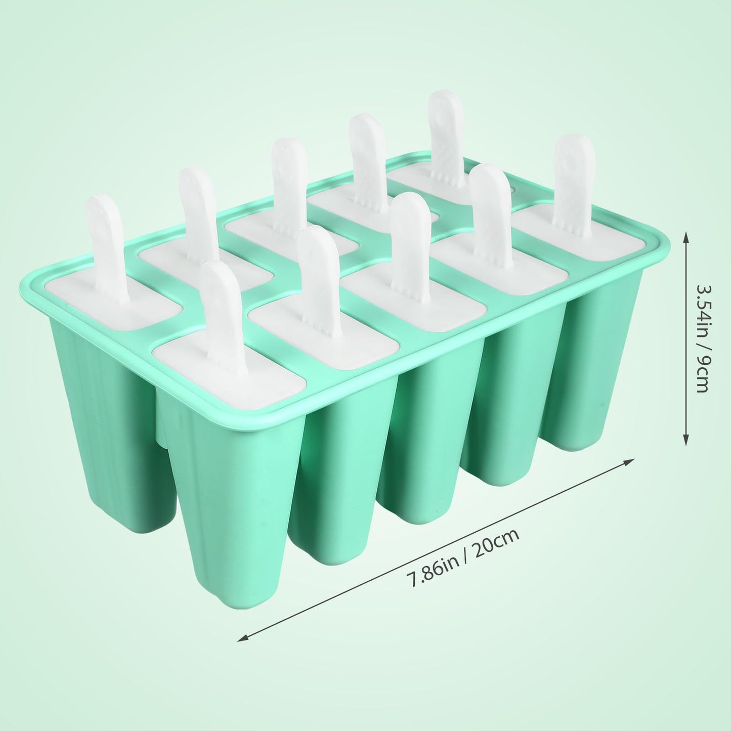1 Unidade Bastão De Cubo De Gelo Moldes De Picolé Congelador Diy Moldes De Picolé Molde Do Bolo Do Silicone Lolly Moldes De Silicone Mini Forma De Gelo Gel De Sílica Dez Grades