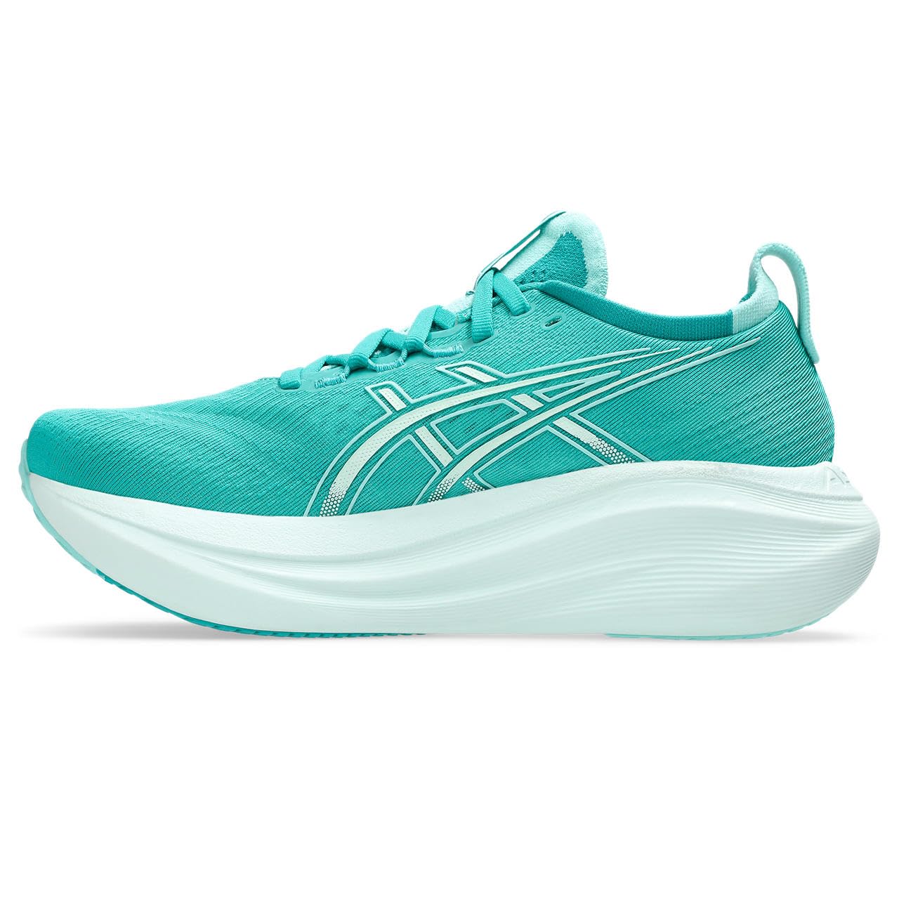 ASICS Tênis de corrida feminino Gel-Nimbus 27, Verde, 36