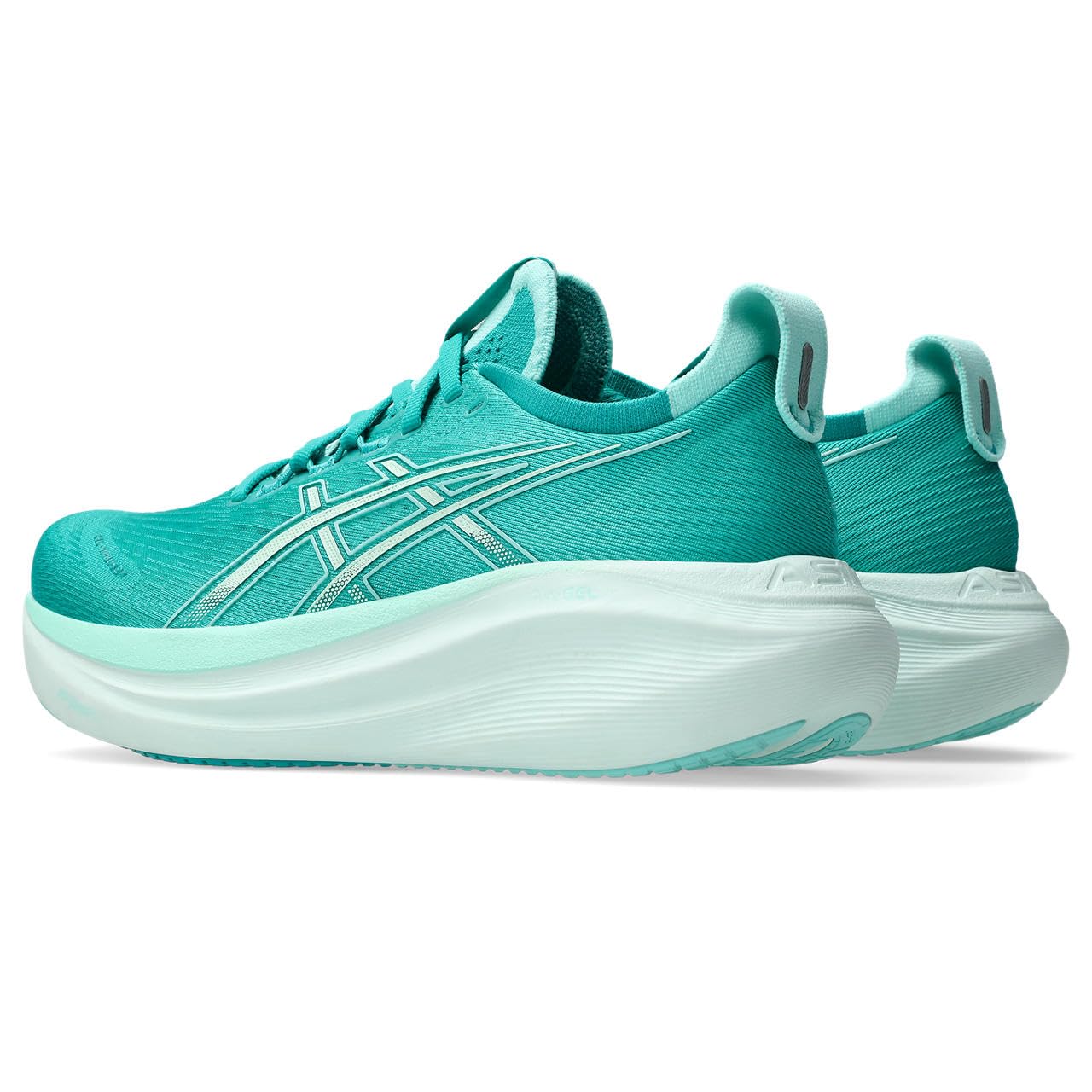 ASICS Tênis de corrida feminino Gel-Nimbus 27, Verde, 36