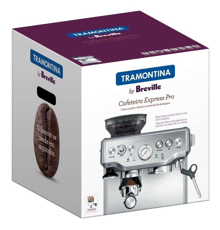 Cafeteira Express Pro 127v Tramontina Prata 110v