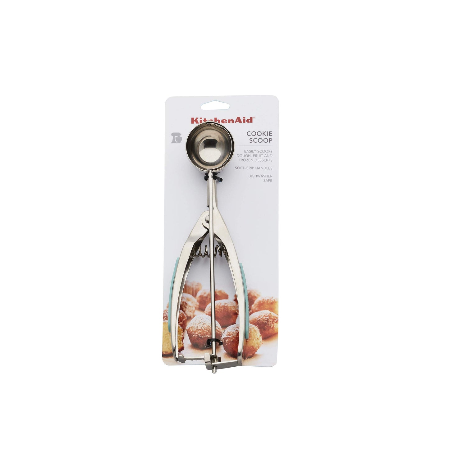 KitchenAid Colher de massa de biscoito gourmet, tamanho único, Aqua Sky