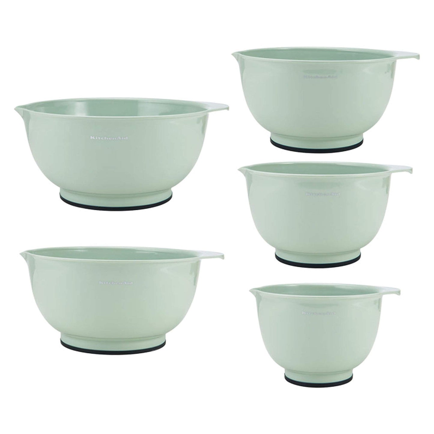 KitchenAid Tigelas clássicas de preparação, conjunto de 5, pistache
