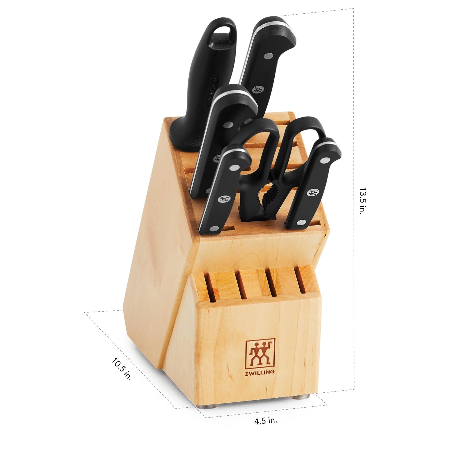 ZWILLING J.A. Henckels Zwilling gourmet conjunto de 7 facas gourmet, 1,3 kg