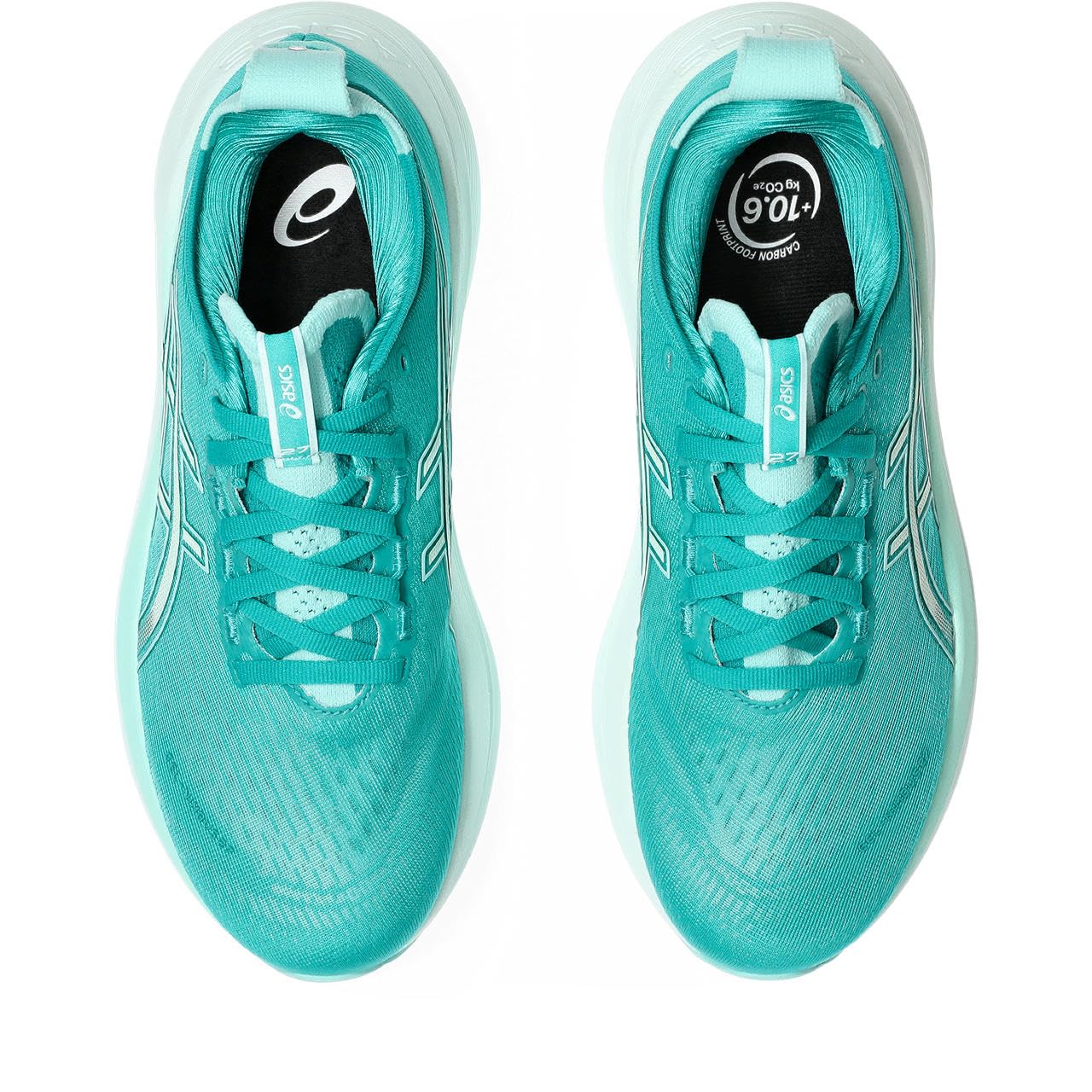 ASICS Tênis de corrida feminino Gel-Nimbus 27, Verde, 36