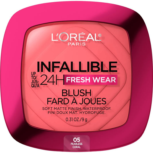 Blush L'Oréal Paris Infallible Fresh Wear Fearless Coral 05 9ml