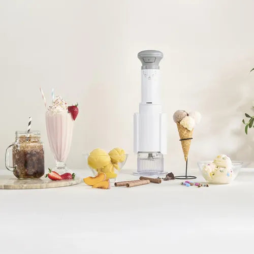 Máquina De Sorvete Colorida Cuisinart 5 Em 1 Compacta E Fáci