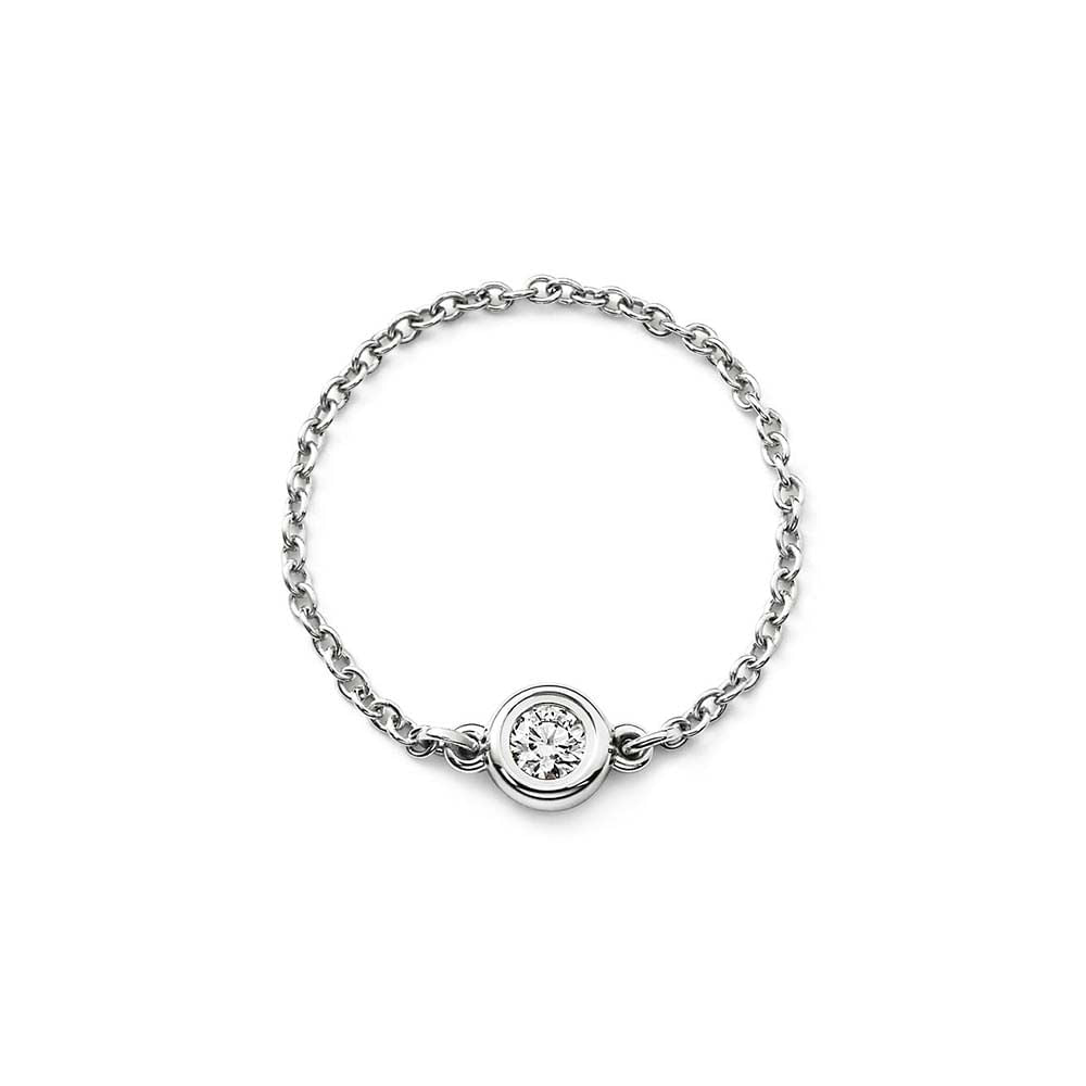 Anel Diamonds By The Yard™ em Prata de Lei com Diamante | Tiffany & Co.