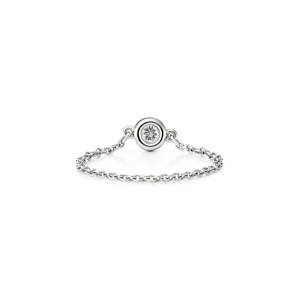 Anel Diamonds By The Yard™ em Prata de Lei com Diamante | Tiffany & Co.